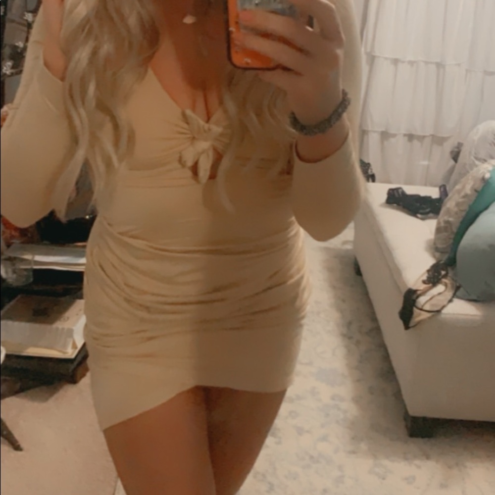 BN Nude Bodycon Dress